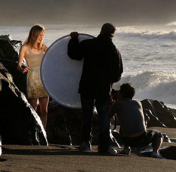 Lighting - photographing a model