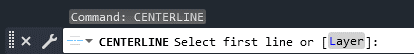 AutoCAD 2026 - Added Layer option to CENTERLINE and CENTERMARK