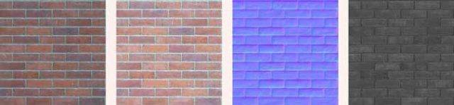 Textures for visualisations - red brick