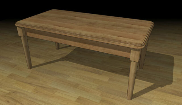 SketchUp example - table