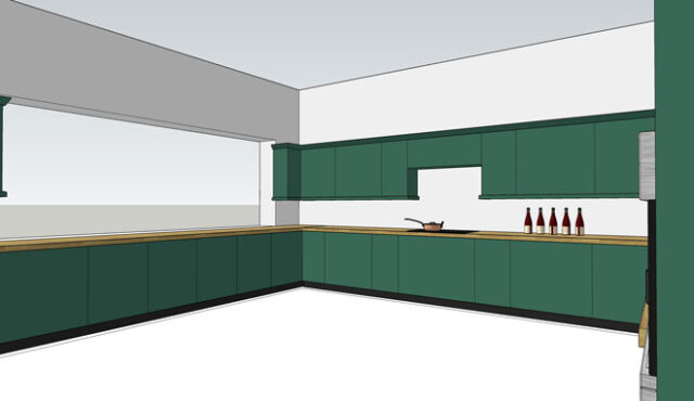 SketchUp example - kitchen