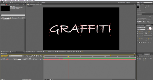 Handwritten text in After Effects