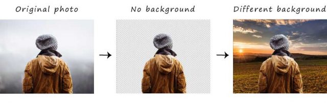 Photoshop changing background