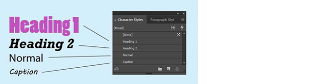 Why learn InDesign - style sheets